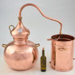 Alambic Classique en Cuivre avec Thermomètre, Grandes Tailles, de 30 à 200 litres