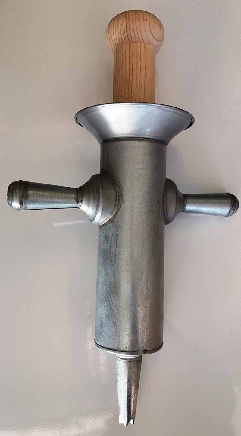Churrera galvanizada artesana grande