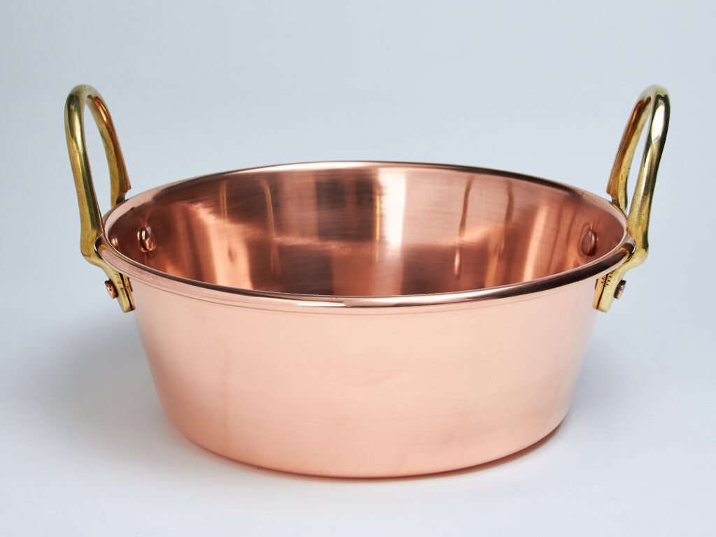 Bassine en Cuivre pour Confiture, Caramel et Pralines – 14 à 50 cm