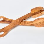 Pince ciseaux en bois d'olivier artisanal 27 cm