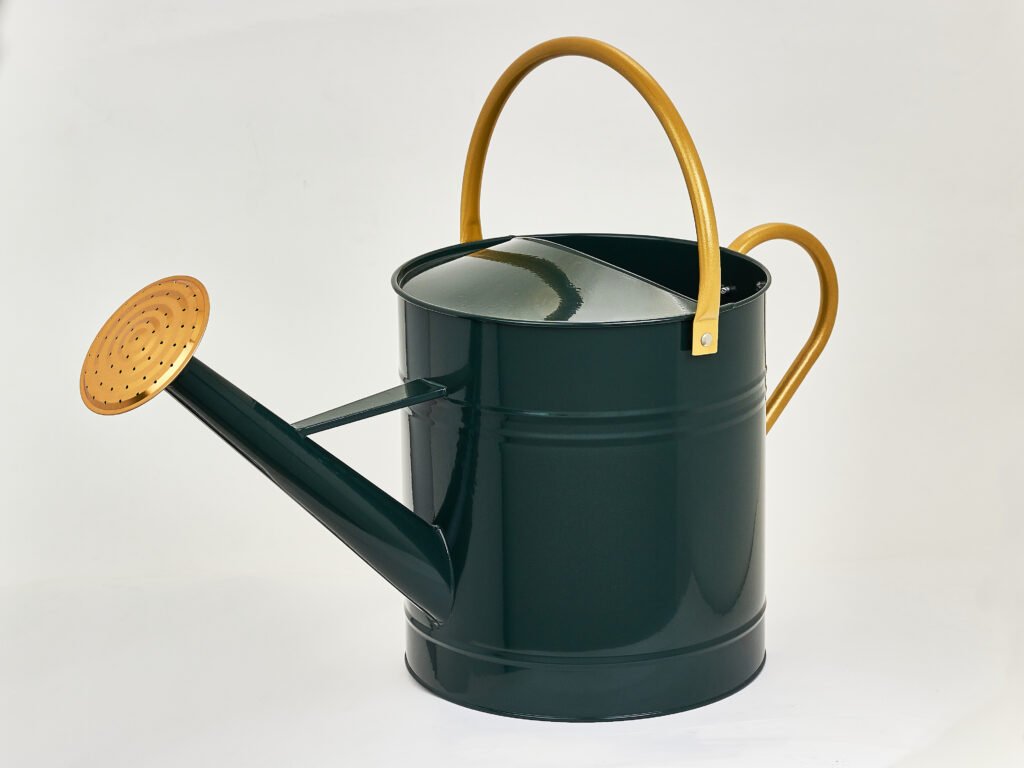 Arrosoir vert mat 8 litres – Couleurs naturelles, âme rustique