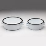 Set de 2 casseroles émaillées