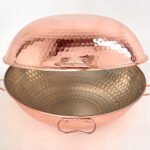 Cataplana portugaise en cuivre martelé (différentes tailles)