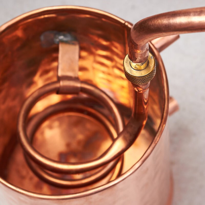Alambic Classique en Cuivre Avec Thermomètre, Petites Tailles, Jusqu'à 25 litres Grille de Séparation en Option – Image 3