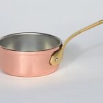 Casserole en cuivre avec manche en laiton – Intérieur étamé ou inox, 10 à 28 cm