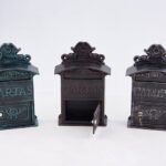 Boîte aux lettres en aluminium de style rustique modèle Époque 39x26cm