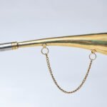 Corne de chasse en laiton poli – Son puissant, 24 cm