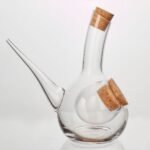 Porron rafraîchisseur en verre soufflé avec compartiment à glaçons – 500 ml