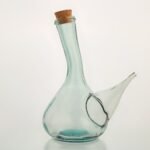 Porron en verre artisanal avec bouchon en liège – 750 ml, fabriqué en Espagne